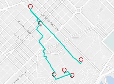 Share a tourist route from the Borondo app
