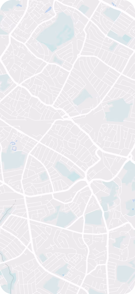 Borondo app map view with a custom tourist route