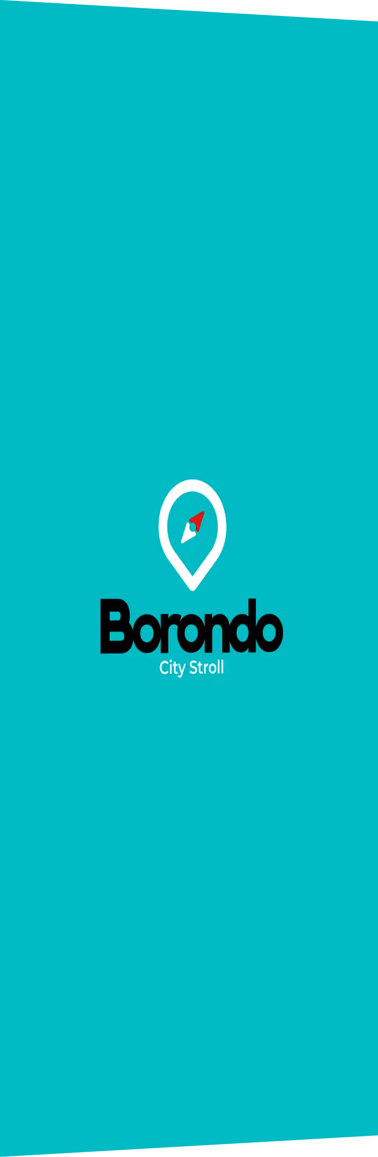 Borondo app home screen showing tourist routes